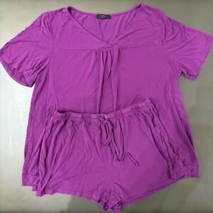 Avidlove Purple Two-Piece Lounge Set - Size Large